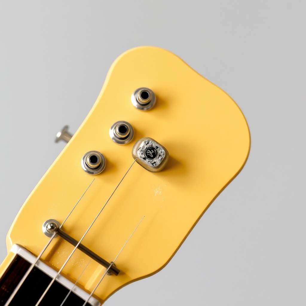 close-up of a Fender Player II Telecaster headstock and nut area