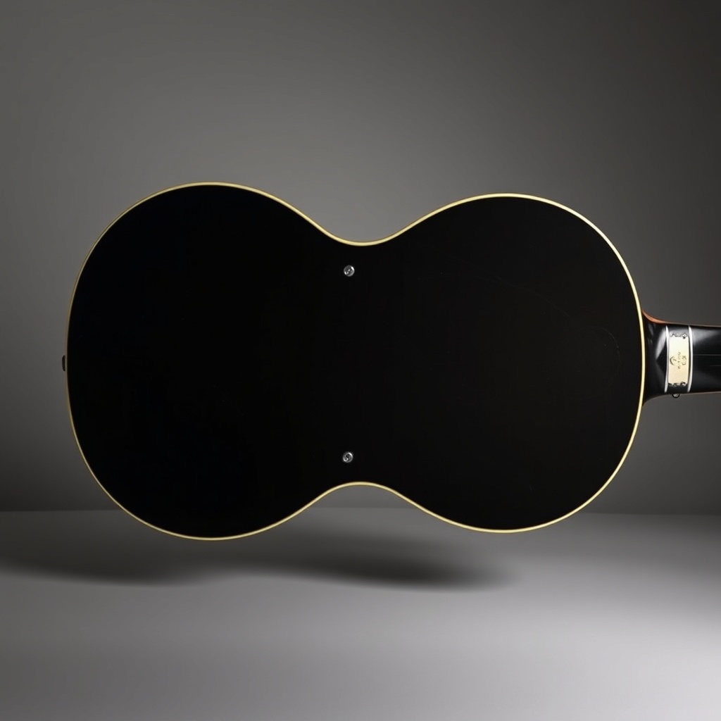 A clean photorealistic photo of a Gibson Les Paul Standard '60s with its back control cavi